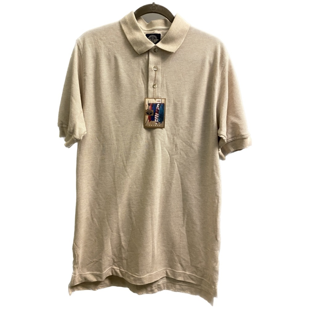 NWT Dockers Polo Tan Short-Sleeve Shirt